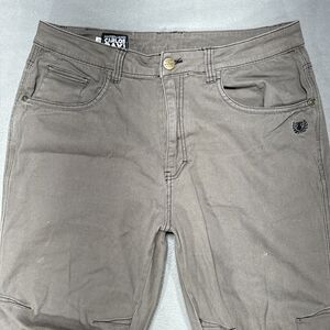 Carlos Ray Pants Men 36x34 Brown Grunge Tactical Military Outdoor Paint Workwear
